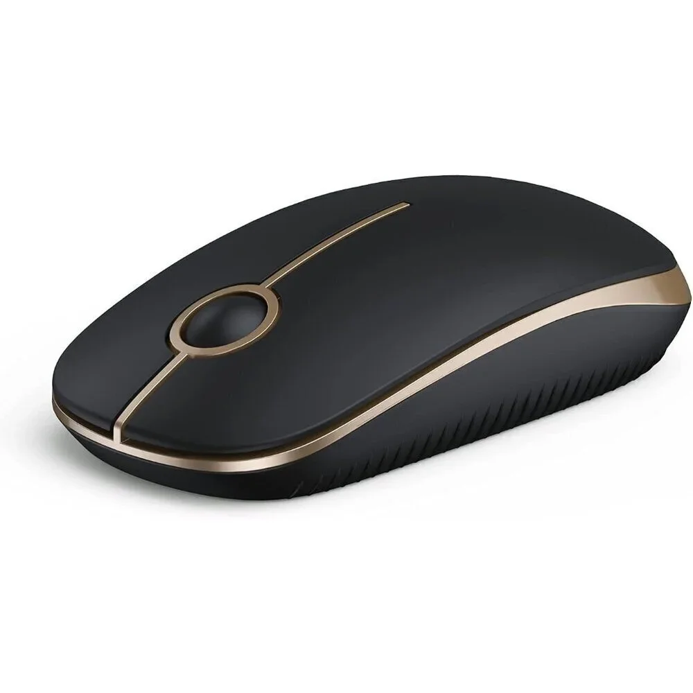 ✨ Mouse Wireless 2.4G Slim Portable Computer with Nano Silent Optical Laptop